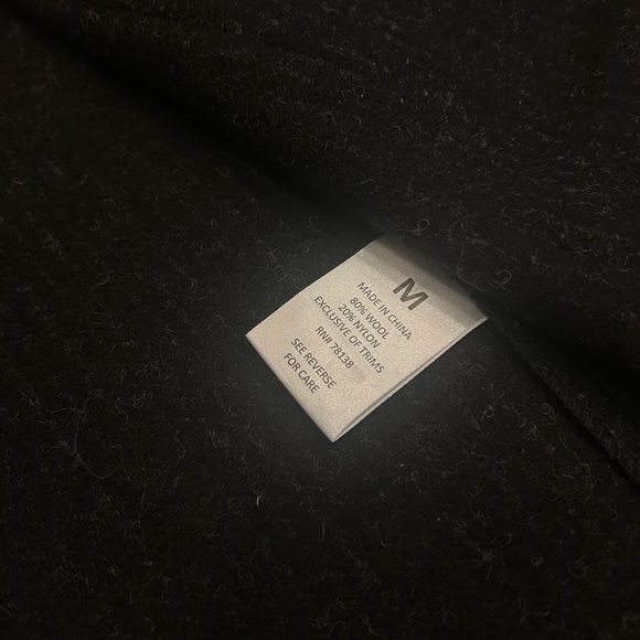 MENS Orton Brothers Clothing Co. Wool Utility Vest - Medium - Charcoal Stripe - Picture 5 of 12